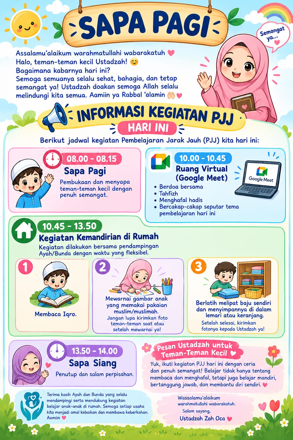 Kegiatan PJJ Kelas At Tin 2